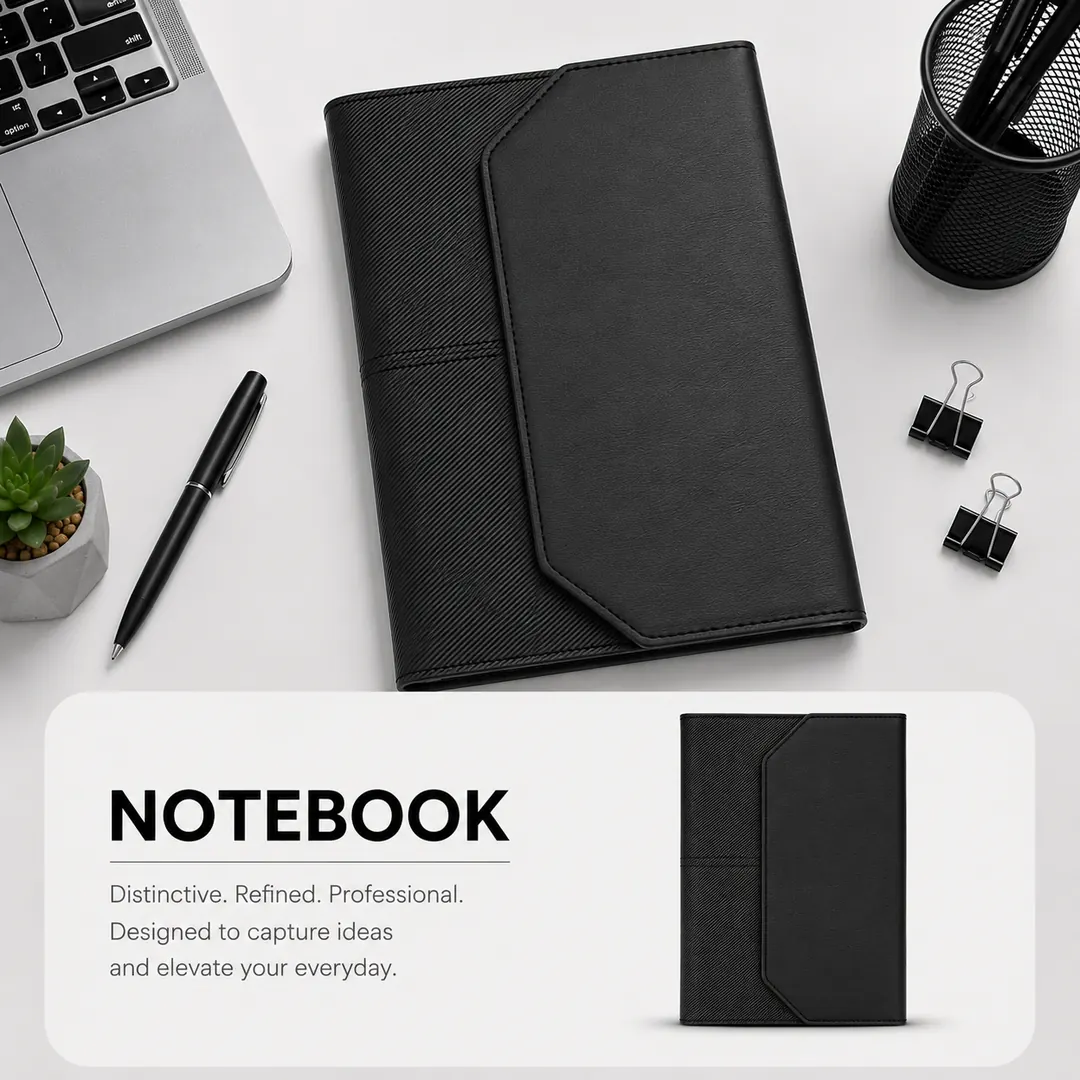 notebook_angular_flap_product_ad_compressed Promotional Notebook 14 - الصورة 1