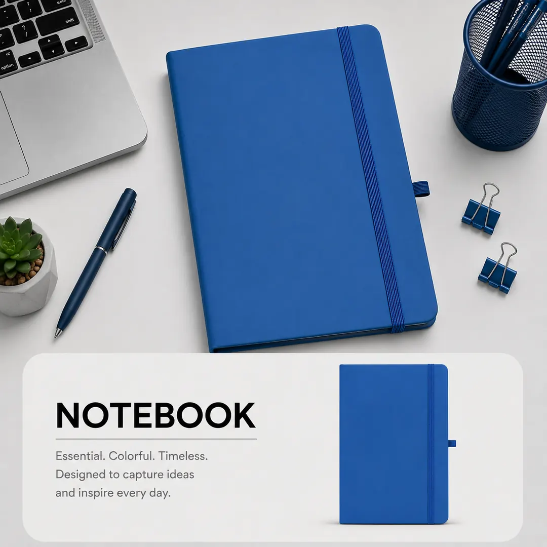 notebook_blue_elastic_product_ad_compressed Promotional Notebook 16 - الصورة 1