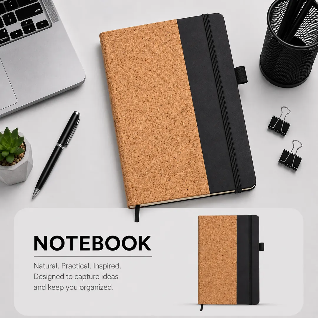 notebook_cork_black_elastic_product_ad_compressed Promotional Notebook 23 - الصورة 1