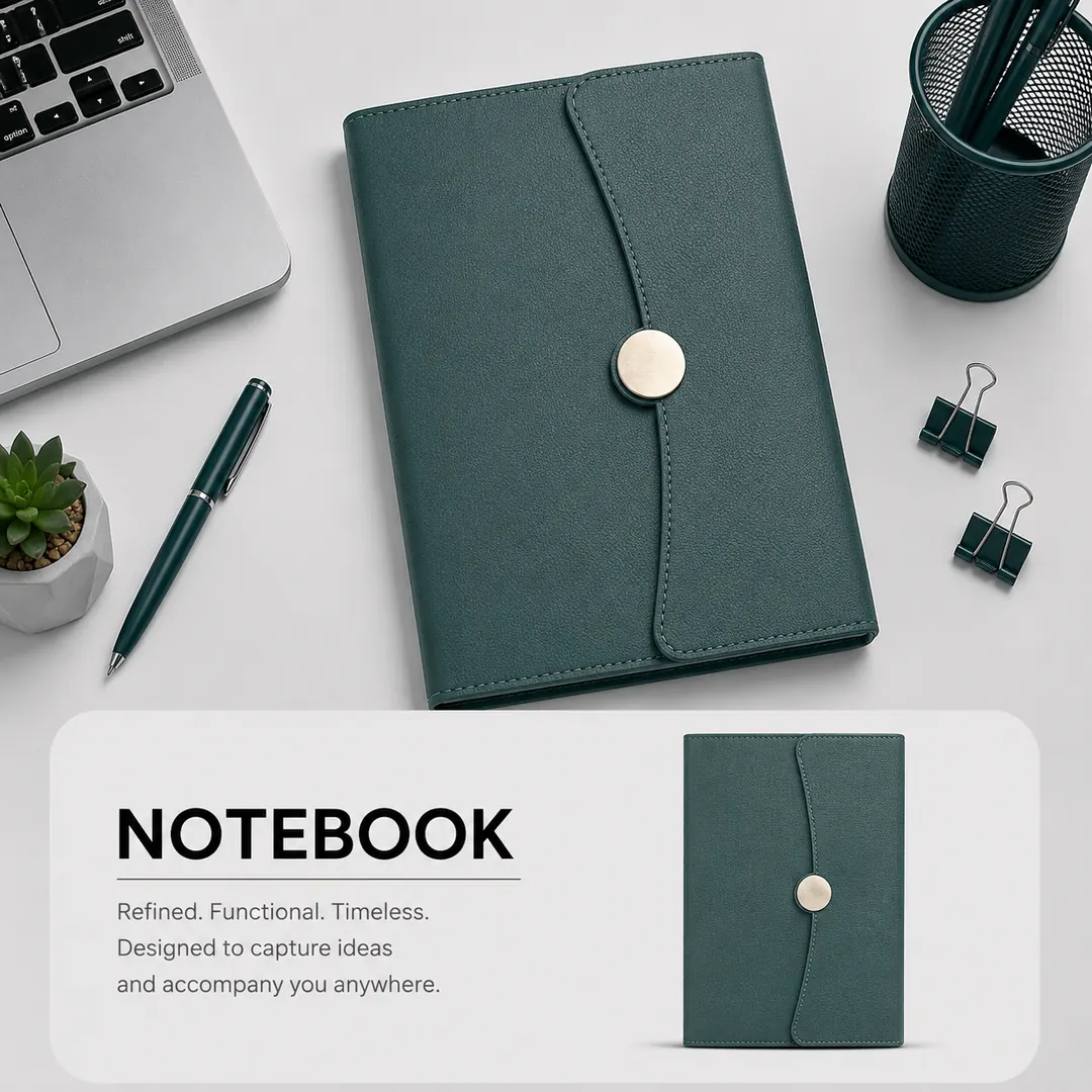 notebook_teal_round_clasp_product_ad_compressed Promotional Notebook 19 - الصورة 1