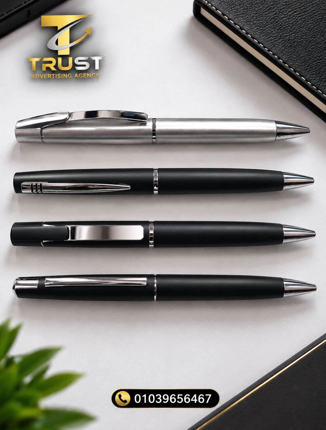 TRUST_pens_4_compressed قلم دعائي للشركات | قلم هدايا مخصص باللوجو - الصورة 1