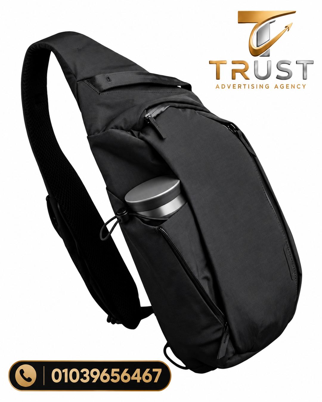 trust_sling_bag_1080x1350_compressed شنطة كروس بودي دعائية للشركات | Promotional Sling Bag - الصورة 1