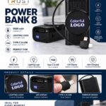 باور بانك هدايا دعائية للشركات مع طباعة الشعار | Trust Giveaways